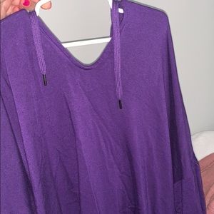 GAIAM purple sweatshirt